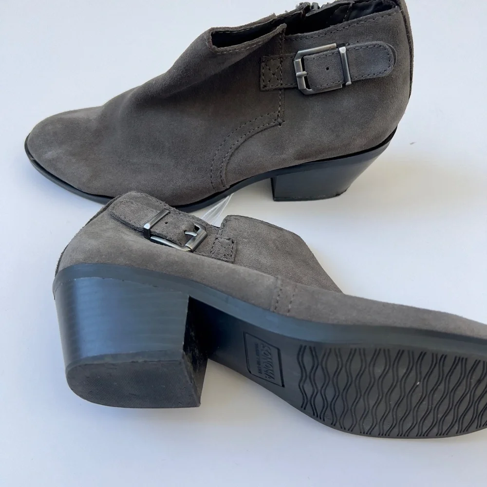 Gray Suede women’s Ankle Boots